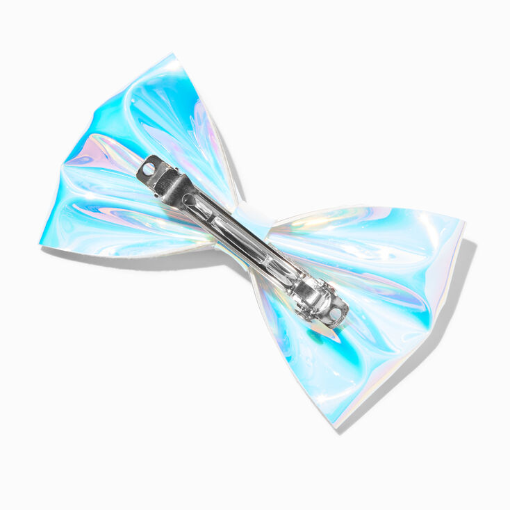 Holographic Large Hair Bow Clip,