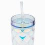 Holographic Quilted-Design Tumbler,