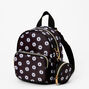 Black &amp; White Daisy Mini Backpack,