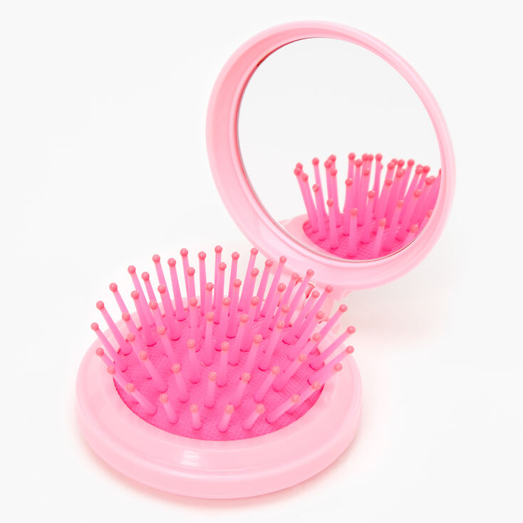 Initial Pop-Up Hair Brush - Pink, M,