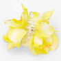 Yellow Orchid Flower Hair Claw,