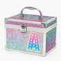 Initial Glitter Lock Box - A,