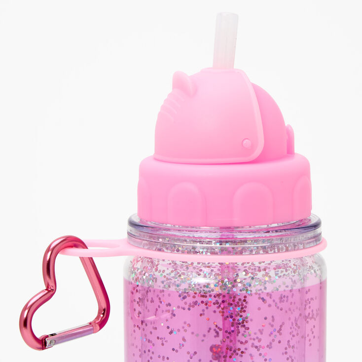 Initial Water Bottle - Pink, Q,