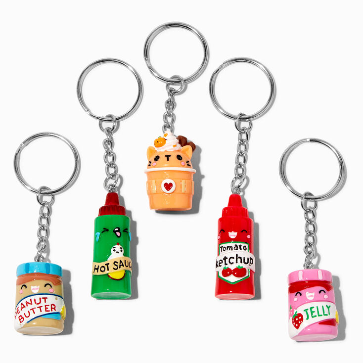 Snack Best Friends Keychains - 5 Pack,