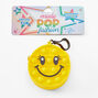 Happy Face Pop Toy Coin Purse Keychain,