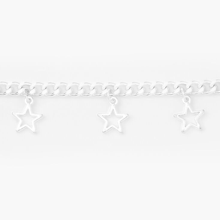 Silver Star Charm Bracelet,