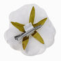 White Rose Hair Clip,