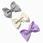 Claire&#39;s Club Koala Loopy Hair Bow Clips - 3 Pack,