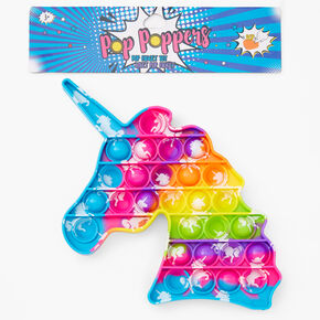 Pop Poppers Unicorn Fidget Toy - Rainbow,