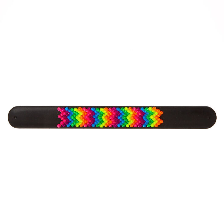 Rainbow Spike Slap Bracelet,
