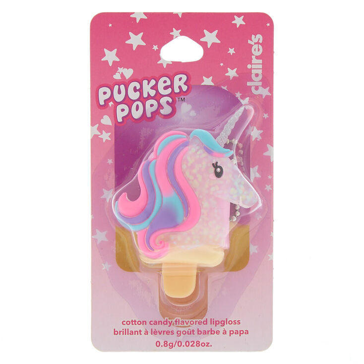 Pucker Pops Sweet Unicorn Lip Gloss - Cotton Candy,