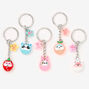 Dress Up Fruit Critters Best Friends Keychains - 5 Pack,