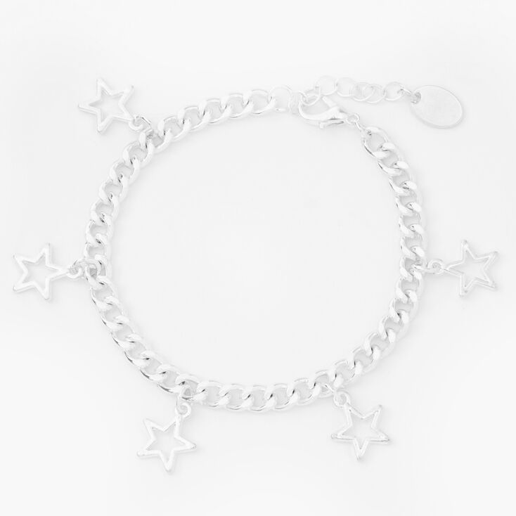 Silver Star Charm Bracelet,