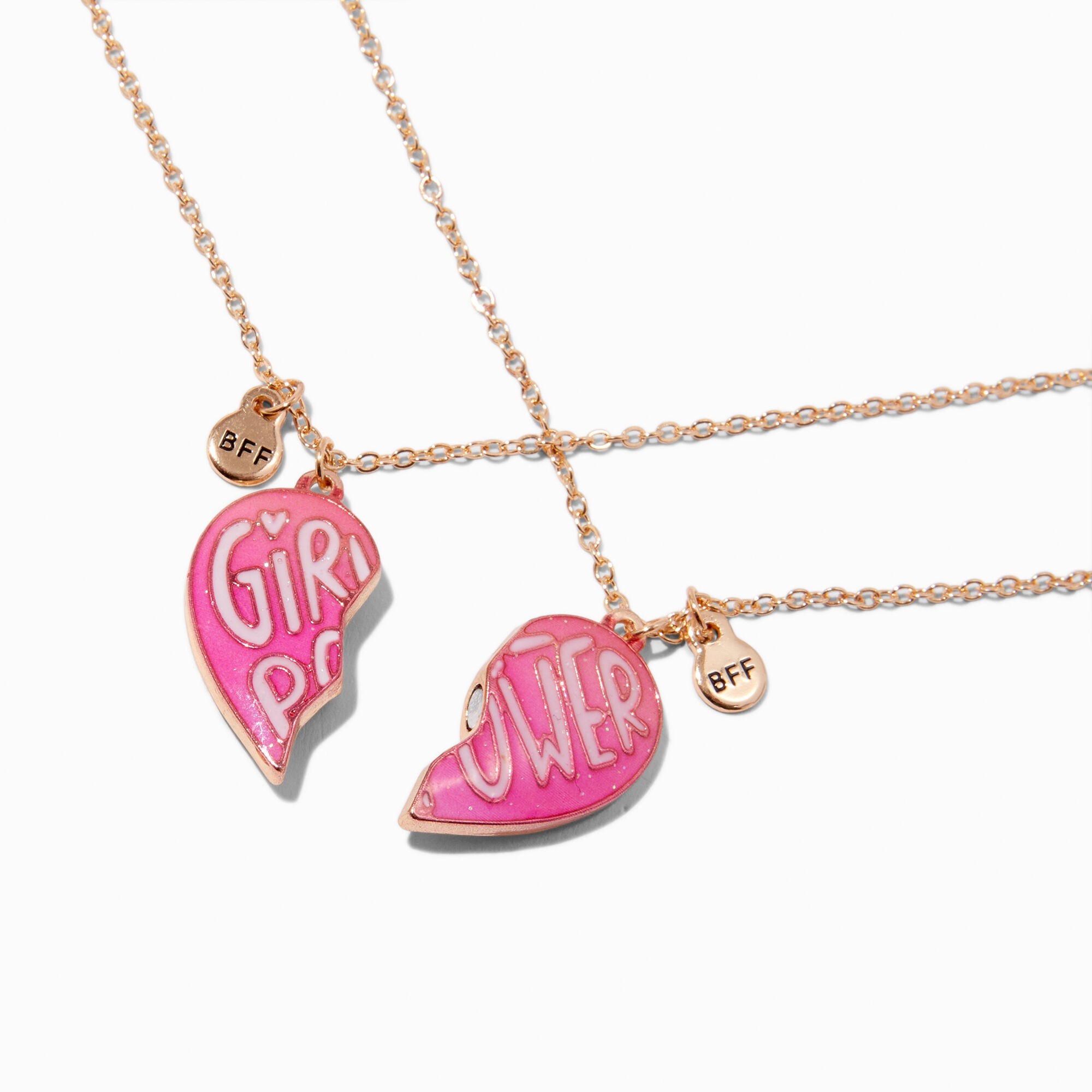 Bff necklaces for 2 claire's sale