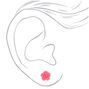 Parisian Love Stud Earrings - Pink, 6 Pack,