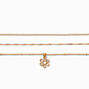 Claire&#39;s Recycled Jewelry Gold-tone Daisy Chain Bracelets - 3 Pack,