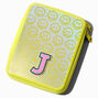 Yellow Initial Makeup Tin - J,