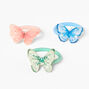 Claire&#39;s Club Glitter Butterfly Solid Hair Ties - 30 Pack,