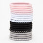 Claire&#39;s Club Edgy Lurex Hair Ties - 18 Pack,