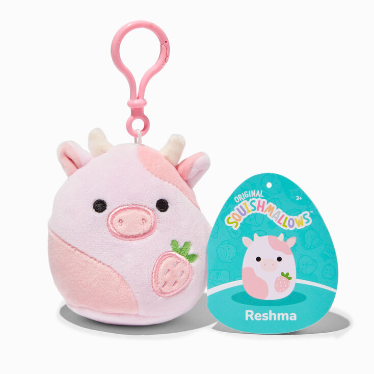 Squishmallows&trade; 3.5&quot; Reshma Plush Bag Clip,