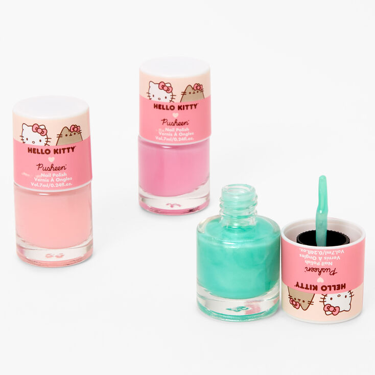 Pusheen&reg; x Hello Kitty&reg; Nail Polish Set - 3 Pack,