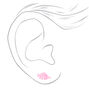 Pink Dinosaur Heart Stud Earrings &#40;3 Pack&#41;,