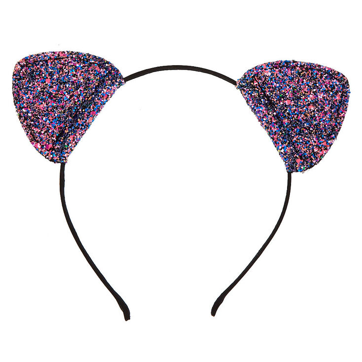 Cake Glitter Cat Ears Headband,
