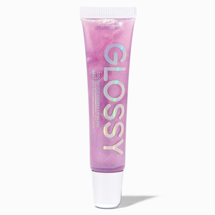 Lilac Glossy Glitter Lip Gloss,