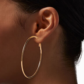Graduated Gold Hoop Earrings - 3 Pack,
