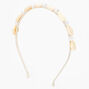 Cowrie Shell &amp; Pearl Headband,