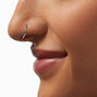 Mixed Metal Titanium 20G Ball Stud &amp; Hoop Nose Rings - 6 Pack,