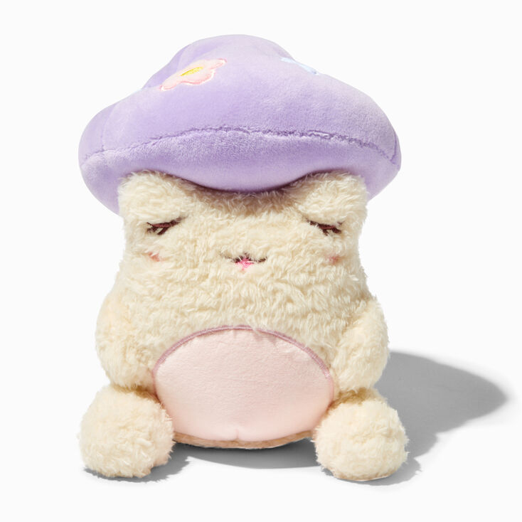 &#35;Plush Goals by Cuddle Barn&reg; 6&#39;&#39; Lavender Toadstool Frog Wawa Plush Toy,