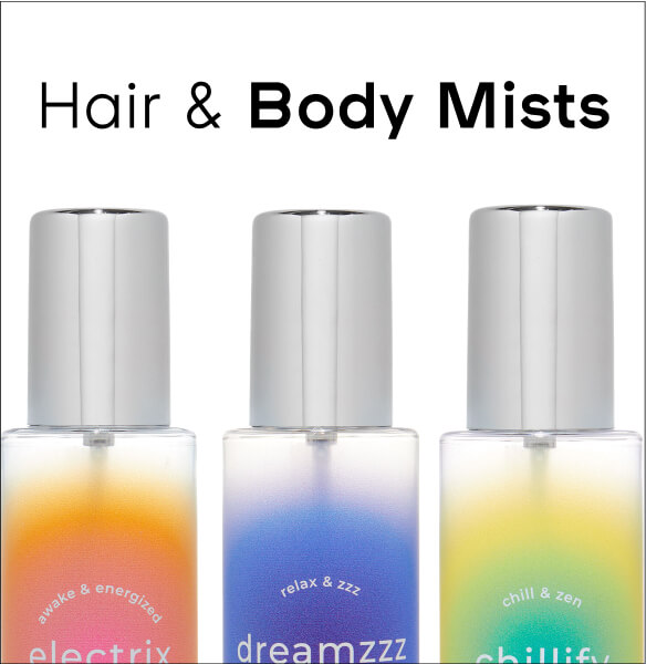 Hair & Body Mists - Assortment of hair and body mists